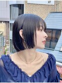 ボブ 20代30代40代ヘア 切りっぱなし 三ノ宮