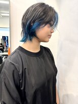 アンダーカレント(undercurrent)&nbsp;ショートレイヤーブリーチダブルカラーインナーカラー裾カラー