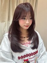 ユニ 表参道(uni)&nbsp;#89/くびれヘア/アプリコットオレンジ/夏のヘアアレンジ/表参道