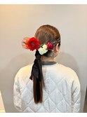 卒業式ヘア