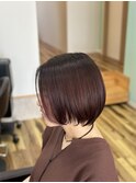 白髪染めでも明るいトーン♪