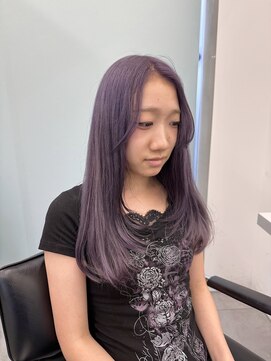 ゴウトゥデイシェアサロン 町田店(GO TODAY SHAiRE SALON) ブルーラベンダー/フェイスレイヤーカット【町田】
