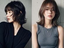 ウルフボブネオウルフ韓国風ウルフくびれウルフショートウルフ