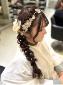 成人式前撮りヘア