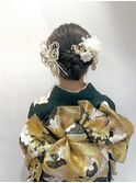 ヘアセット☆シニヨン☆卒業式☆成人式