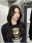 チョコブラウン♪♪韓国ヘア くびれレイヤーカット
