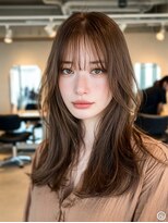 ダル 渋谷/表参道(DAL.)&nbsp;レイヤーカット髪質改善カラー透明感カラー顔まわりカット