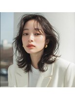 アンサ 長岡天神店(ANSA) ミディアムレイヤー×柔らかな動きで魅せる、上質な色気。