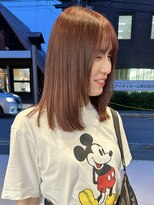 ラック 津田沼(LUCK)&nbsp;ブリーチなしダブルカラー/デザインカラー/レッドブラウン