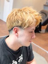 シープドッグ(SHEEP DOG)&nbsp;テーパーフェード メンズカット メンズブリーチ モテる束感 七隈