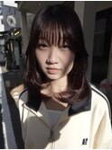 ボルドーカラー/暖色系カラー【神戸元町/水原】
