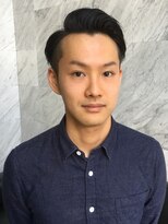 ノブヘアーデザイン 伊勢佐木町店(NOB hairdesign) 〈NOB伊勢佐木町店〉サイドパートショートメンズフェードカット