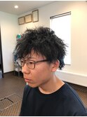 ツイストピンパーマ