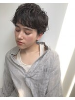 コス(kos)&nbsp;【nanuk＊ueki】マッシュショートにニュアンスパーマ