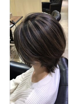 アレクサンドルオブカラーズモリノサト(ALEXANDRE OF COLORS MORINOSATO) ショートウルフ×ハイライト