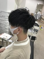 ホワイト(WHITE) 前下がりマッシュ×ソフトツイスト×WHITE出原