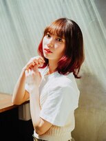 カラーサロンビスカリア 相模原エリア 淵野辺駅店(Color salon Biscaria)&nbsp;ピンクグラデーションレイヤー