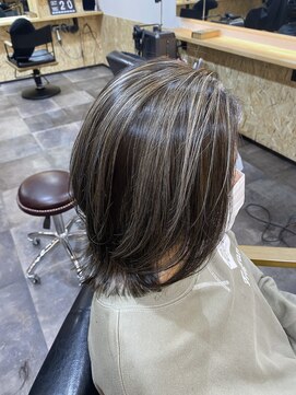 ランプ ヘアスタジオ(LAMP Hair Studio) コントラストハイライト