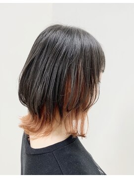 ヘアポジション 大曲北店 HAIR Position トレンド♪ミディアムウルフ／インナーカラー