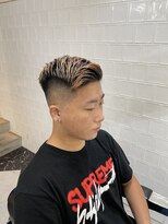 メリケンバーバーショップ フクオカ(MERICAN BARBERSHOP FUK)&nbsp;かきあげフェード