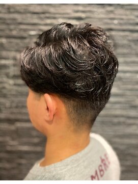 ヒロギンザ 青山店(HIRO GINZA) ツーブロック７３パーマスタイル