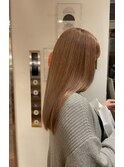 ピンクベージュ20代30代40代　デザインカラー
