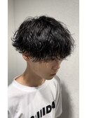 波巻きパーマ