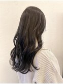 透明感グレージュ