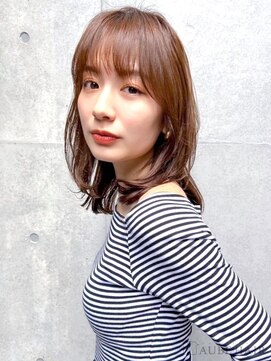 オーブ ヘアー マーレ 沖縄豊崎店(AUBE HAIR mare) 20代・30代_ハッシュカットミディ