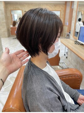 シャンティ 平岸店(Shanti) 耳にかけても可愛い丸みショート☆マサモトヒロキ
