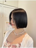 切りっぱなしボブ