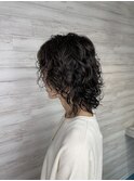 スパイラルパーマ/ウルフ