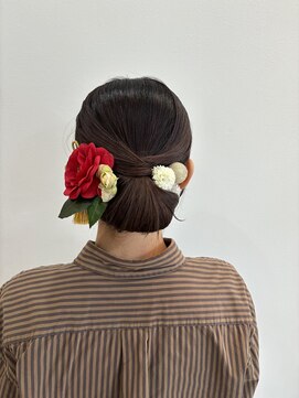 アメイジングヘアー 千歳店(AMAZING HAIR) ヘアセット/結婚式/お呼ばれ/二次会/和装/着物/花飾り/華やか