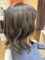 アメイジングヘアー 中沢店(AMAZING HAIR) ミディアムウェーブ/ハイライト/立体感/透明感/ニュアンスカラー