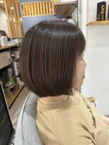 エメヘアデザイン ルイス(Aimer Hair Design Lewis)&nbsp;ショートボブ / オイルカラー / 弘前