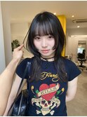 レイヤーカット 地毛風カラー