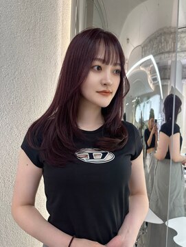 ガガ 心斎橋(GAGA) 韓国/ハイトーンカラー/ワンホンヘア/レイヤーカット/髪質改善
