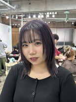 カシェル(cashel kishaba)&nbsp;セミブリーチで作る寒色ラベンダー