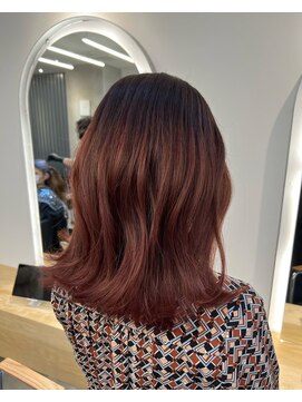 ジーナ 船橋(Zina) 髪質改善＊くびレイヤーピンクベージュ＊美髪【Zina船橋】