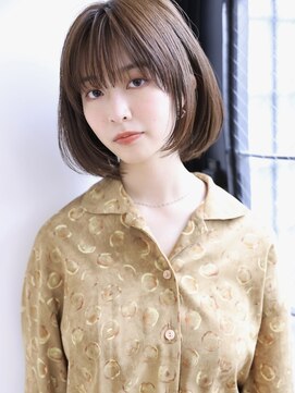 ジェーンバイボヌール(Jane by Bonheur) 【Topstylist 片山】茨木/柔らかく「きゅっ」と吸い込まれるボブ