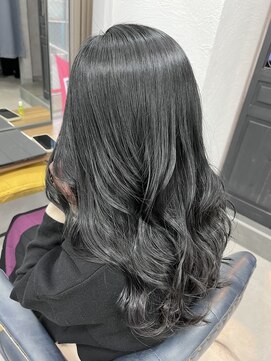 クラン 六甲道(Chlan) グレーブラック×韓国巻き