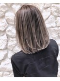 #白髪ぼかしハイライト#ボブ#20代30代40代