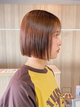 ラヴィエール(LAVIERE by R-EVOLUT) 春カラー/顔まわりレイヤーボブ/切りっぱなしボブ【柏・柏駅】