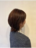外ハネパーマ
