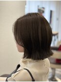 【仙台/切りっぱなしボブ】長めの前髪でオトナ可愛く