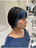 ブルー　フェイスフレーミング