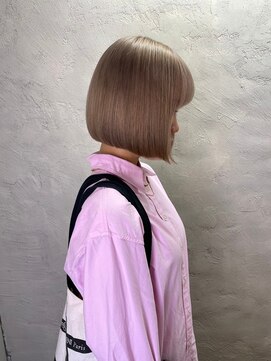 マジコ 原宿(Magico) ホワイトグレージュ/デジタルパーマ/チェリーブラウン/原宿