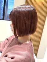 コンティロミー(CONTI ROMMY.)&nbsp;髪質改善◎大人ナチュラルボブ◎チェリーレッド☆20代～50☆