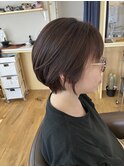 襟足短めショート