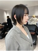 ショート/ハイライトカラー/白髪/白髪ぼかし/くびれヘア/池袋